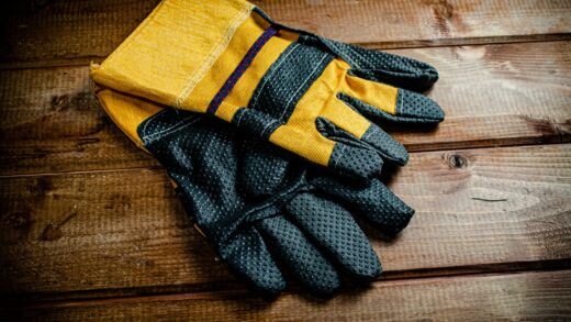 a pair of construction gloves on the table 2024 09 20 18 24 08 utc
